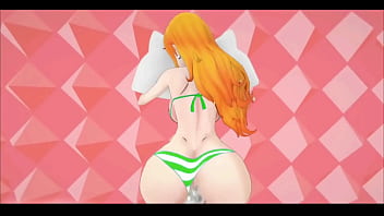 One piece nami hentai sex beep block skyway song mmd 3d green bikini clip