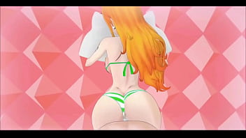 One piece nami hentai sex beep block skyway song mmd 3d green bikini clip