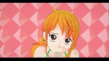 One piece nami hentai sex beep block skyway song mmd 3d green bikini clip