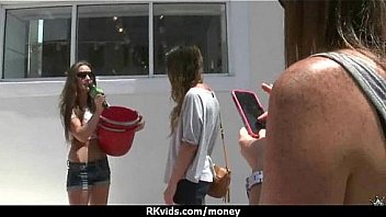 Sexy teen nails her butt on hard dick for cash 10