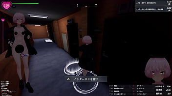 帰宅してきた人がエレベーター乗ったので一緒にエレベーターに乗り、その人の後ろでこっそり露出！