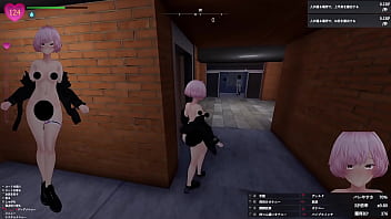 帰宅してきた人がエレベーター乗ったので一緒にエレベーターに乗り、その人の後ろでこっそり露出！