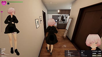 帰宅してきた人がエレベーター乗ったので一緒にエレベーターに乗り、その人の後ろでこっそり露出！