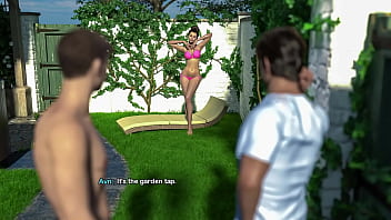 My bimbo dream #11 stepbrother got to motorboat stepmom's new fake tits