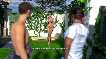 My bimbo dream #11 stepbrother got to motorboat stepmom's new fake tits