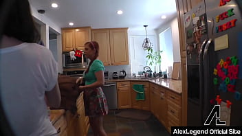 Pig tailed penny pax & sovereign syre drain alex legend's cock