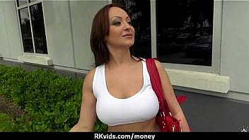 Hottie gets naked and has sex in public for cash 2