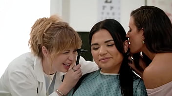 Stepmom penny and her stepdaughter summer doctor checkup