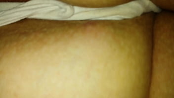 Wife s ass and pussy spread with panties on