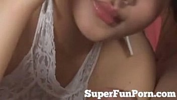 Japanese teens girl hina suck a cock