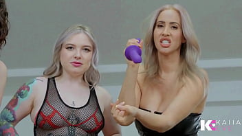 Goddesses edging & denying meat puppet asshole