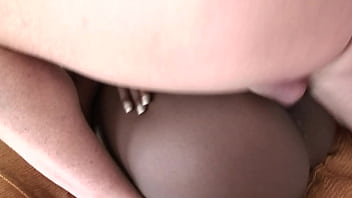 Osa lovely's black pussy gets worked by white cock and she swallows it up