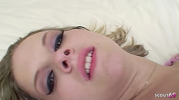 Pov amateur interracial fuck for blonde bitch with nice tits by black monster cock