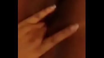 Hot friend playing with her fat pussy for me