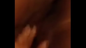 Hot friend playing with her fat pussy for me