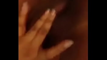 Hot friend playing with her fat pussy for me