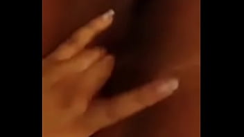 Hot friend playing with her fat pussy for me