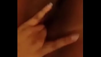 Hot friend playing with her fat pussy for me