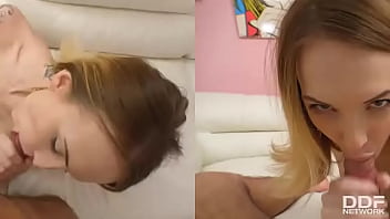 Changing room blowjob