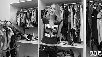 Changing room blowjob