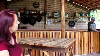 Slut redhead fucked in dp gape and cumshot in face ruiva vagabunda fodida em dp boca aberta e gozada na cara