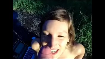 Naomi and branny outdoors