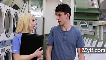 Fucked milf & her stepdaughter at laundromat