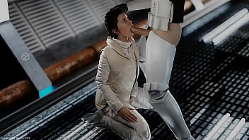 Star wars slut gives blowjob