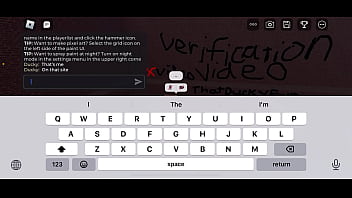 Roblox verify video