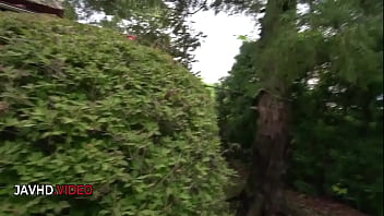 Anna anjo's sultry outdoor encounter – passion under the sky