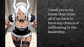 Faygrey mirko from boku no hero academia trains you in the art of sucking cocks