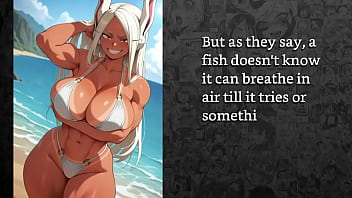 Faygrey mirko from boku no hero academia trains you in the art of sucking cocks