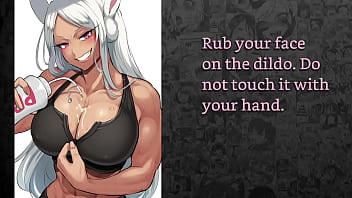 Faygrey mirko from boku no hero academia trains you in the art of sucking cocks