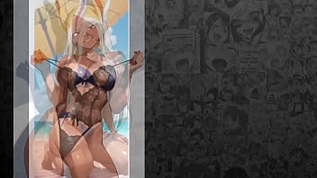 Faygrey mirko from boku no hero academia trains you in the art of sucking cocks