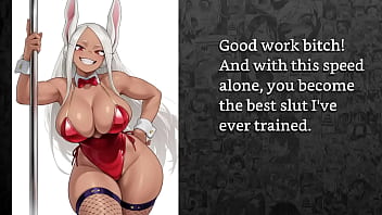 Faygrey mirko from boku no hero academia trains you in the art of sucking cocks