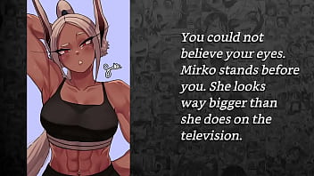 Faygrey mirko from boku no hero academia trains you in the art of sucking cocks