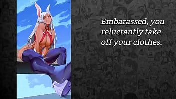 Faygrey mirko from boku no hero academia trains you in the art of sucking cocks