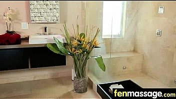 Teen massage gives stud happy ending 3