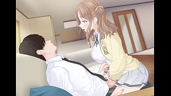 Una chica pasa el rato con su sempai