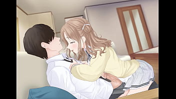 Una chica pasa el rato con su sempai