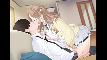 Una chica pasa el rato con su sempai