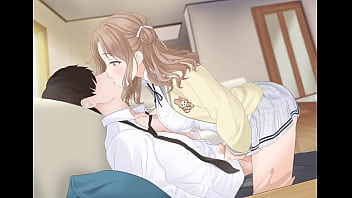 Una chica pasa el rato con su sempai