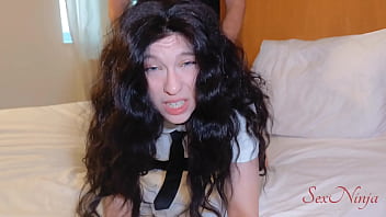 Quick fuck with school girl before her parents get home