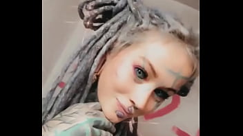 A wink while playing with my split tongue gotta keep it fun—who else loves unique body mods #splittonge