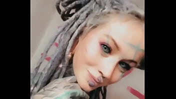 A wink while playing with my split tongue gotta keep it fun—who else loves unique body mods #splittonge