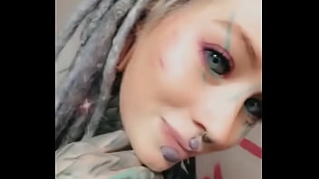 A wink while playing with my split tongue gotta keep it fun—who else loves unique body mods #splittonge