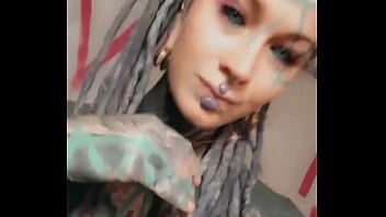 A wink while playing with my split tongue gotta keep it fun—who else loves unique body mods #splittonge