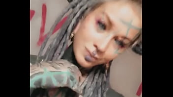 A wink while playing with my split tongue gotta keep it fun—who else loves unique body mods #splittonge