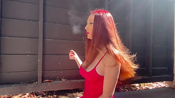 European stepmom artemisia love smoke fetish sesh