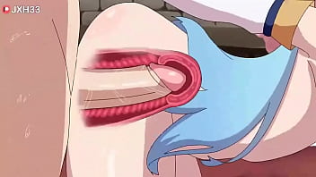 Aqua from konosuba gets a big cock in her vagina from kazuma